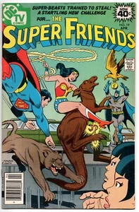 Cómic de animación Super Friends #19 DC Ramona Fradon 1979 Wonder Twins Woman - Imagen 1 de 4