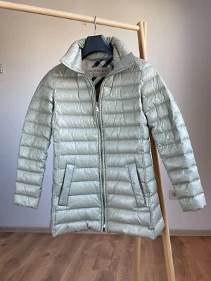 Burberry Chevrington Womens Mint Green Puffer Jacket Size UK 10/ US 8/ IT 42 - Image 1 of 4