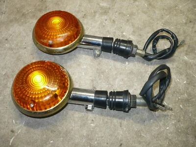 YAMAHA 1985 84 85 VIRAGO 1000 XV1000N REAR TURN SIGNALS BLINKERS PAIR ASSY OEM Foto 1 de 4