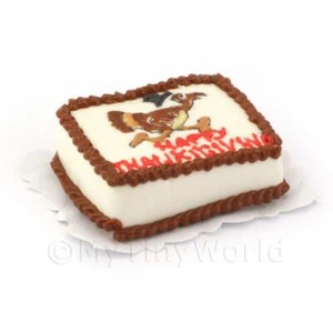 Dolls House Miniature Thanksgiving Cake - Picture 1 of 1