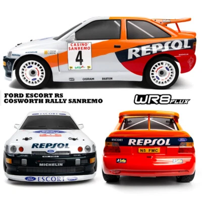 HPI 160558 1/8 WR8 FLUX 1996 Ford Escort Cosworth RTR 4WD Electric Rally Car - Image 1 of 4