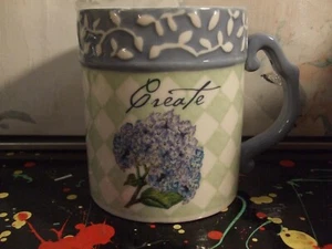 'Create' Lavender Stoneware Coffee Mug by Lifestyle Home - Picture 1 of 4