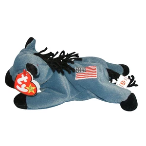 Ty Beanie Baby Lefty 1996 - MWMT (Donkey 1996) Patriotic -  (SP) - Picture 1 of 1