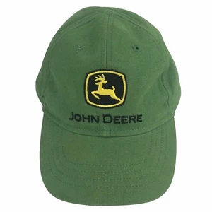 Mens John Deere Baseball Hat Cap Green Black One Size Tractor Casual Soft Crown - Picture 1 of 7