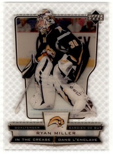 2007-08 McDonald's Upper Deck In the Crease Ryan Miller #ICRM Buffalo Sabres
