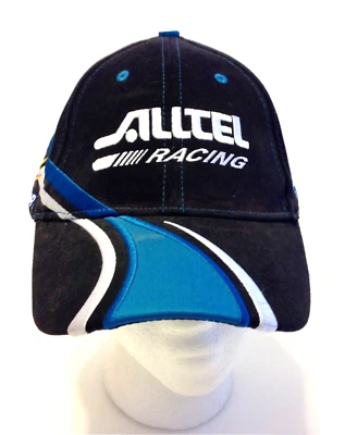 Chapéu Ryan Newman Penske Racing #12 Nu-Fit preto azul perseguição linha de pilotos - Imagem 1 de 4