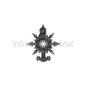 SKLE66 ICONE CHAOS SPACE MARINE WARHAMMER 40000 W40K BITZ 134 - Picture 1 of 1
