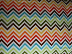 REMIX Chevron in Wild, by Anne Kelle Robert Kaufman Cotton FLANNEL, FAT QUARTER - Picture 1 of 2