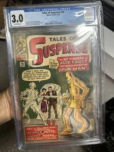 Tales of Suspense #45 3.0 1. App. Happy Hogan, Pepper Potts, Jack Frost CGC - Bild 1 von 2