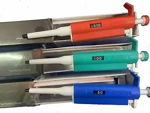 Juego de micropipetas volumen variable 5-50Ul, 10-100Ul, 100-1000Ul conjunto total 3 sin combo - Imagen 1 de 4