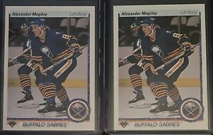 1990-91 Upper Deck Alexander Mogilny Rookie Card RC #24 Buffalo Sabres Lot Of 2