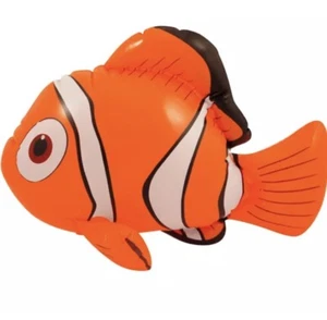 Nemo Inflatable Blow-up Fish Kid's Party Pool Beach Fancy Dress Play Toy 43cm - Picture 1 of 3