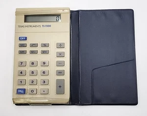 Vintage 1984 Texas Instruments TI-1100 II Electronic Calculator - Picture 1 of 3