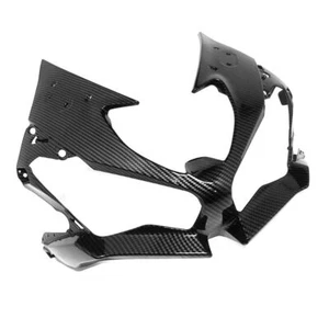 Cubierta de faros nariz delantera capucha carenado fibra de carbono Fit KAWASAKI ZX6R 2019-2021 - Imagen 1 de 6