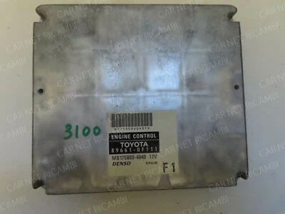 89661-0F111 CENTRALINA MOTORE TOYOTA COROLLA VERSO 2.2 D-4D DENSO MB175800-4040 - Immagine 1 di 4