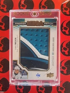 2019-20 Timo Meier Premier /5 Mega Patch #PMP-TM San Jose Sharks New Jersey UD - Picture 1 of 2
