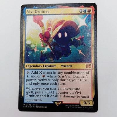 Vivi Ornitier MTG Mythic Rare Magic: The Gathering Final Fantasy Nine FF9 Mage - Image 1 of 2