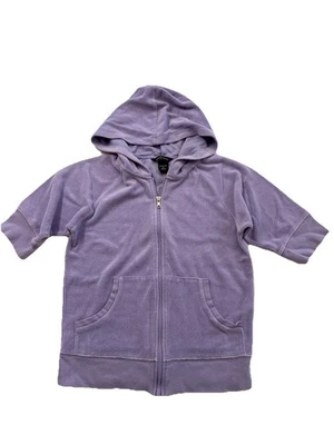 Sudadera con Capucha Vintage Moda International Victoria’s Secret Terry Cremallera Púrpura S Foto 1 de 4