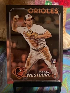 2024 Topps Chrome Jordan Westburg Rookie Card Base Baltimore Orioles #277 - Picture 1 of 2