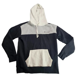 Champion Men’s M Colorblock Hoodie Pullover Fleece Sweatshirt - Picture 1 of 14