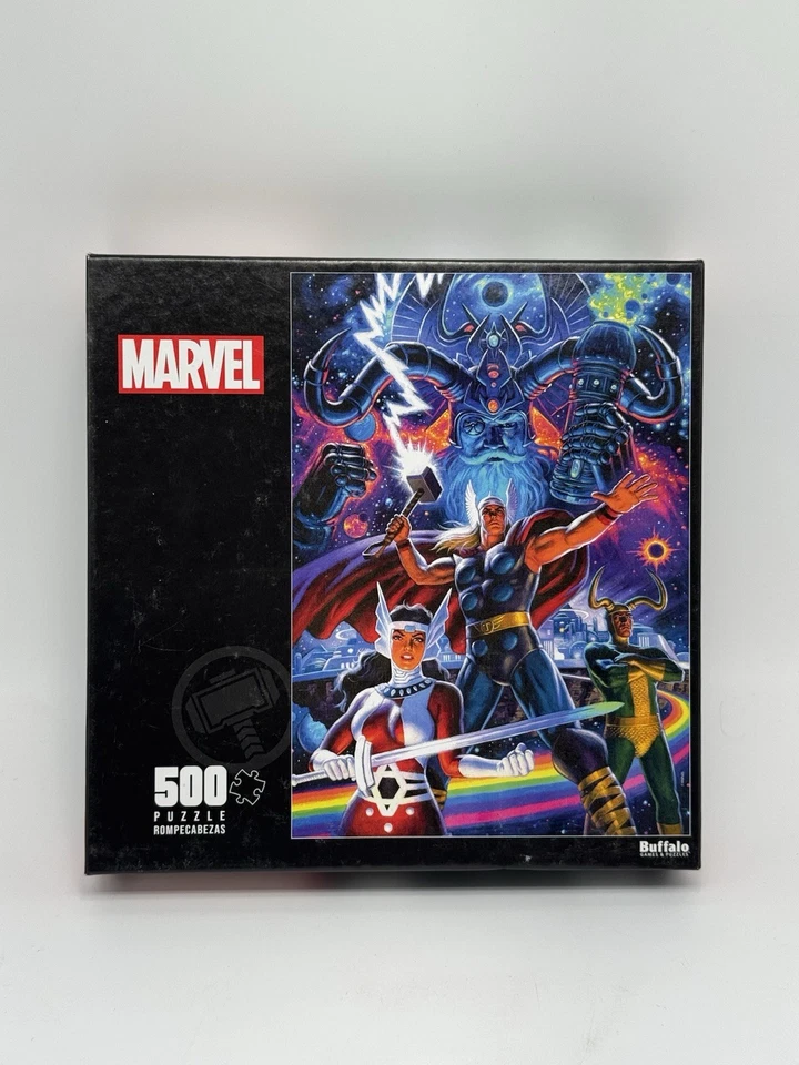 Rompecabezas Marvel Thor Avengers 500 piezas de Buffalo Games & Puzzles nuevo #03350 Foto 1 de 4