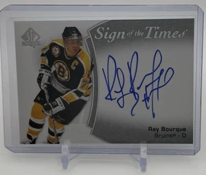 2021-22 Upper Deck Sp Authentic Ray Bourque Sing Of The Times - Picture 1 of 2