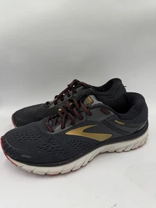 Brooks Adrenaline GTS 18 Black Running Shoes Sneakers 1102711D068 Mens Size 11 D - Picture 1 of 9