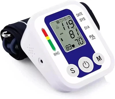 Digital Automatic Blood Pressure Monitor Upper Arm BP Machine Heart Rate 2025 UK - Image 1 of 4
