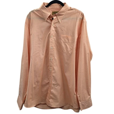 Paul Stuart Mens Dress Shirt 17.5 Button Down New Work 17 1/2 Designer Luxury 3X - Image 1 of 4