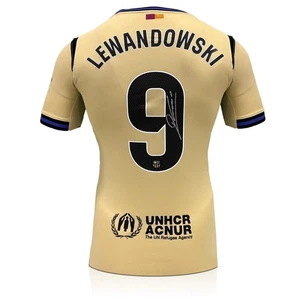 Robert Lewandowski Signed Barcelona 2025-26 Away Football Jersey - Picture 1 of 4