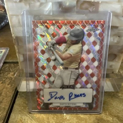 Davis Rivers 1/1 Leaf Perfect Game Refractor 2022 - Image 1 of 4