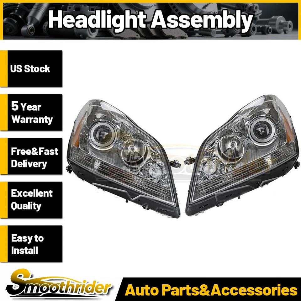 Conjunto de faros izquierdo derecho TYC 2 piezas para Mercedes-Benz GL450 2007 Foto 1 de 4