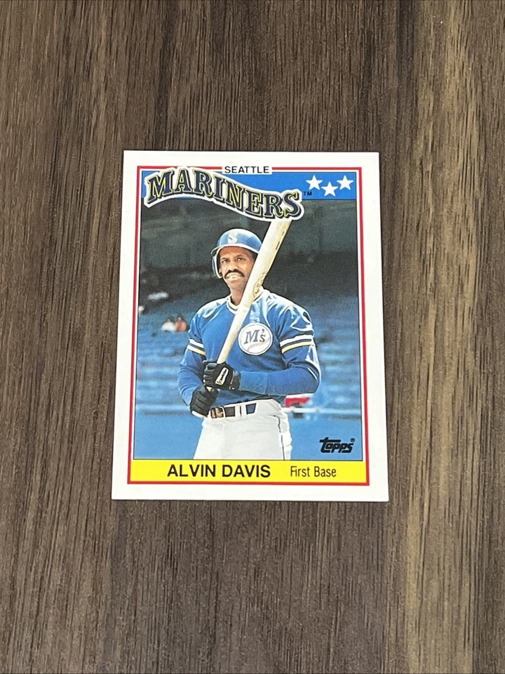 1988 Topps United Kingdom Minis - Alvin Davis #17 - Image 1 of 1