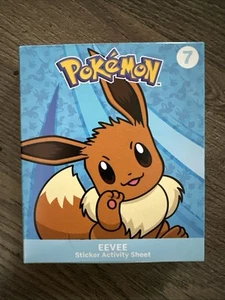 McDonalds 2024 Pokemon Eevee Happy Meal #7 Sticker Activity - Picture 1 of 2
