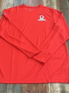 Nike NFL On-Field Player Issued Pro Bowl Red Long Sleeve Dri-Fit Shirt Mens XL - Picture 1 of 4