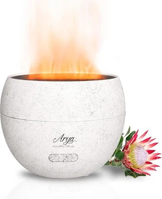 Diffusore per Aromi Ultrasuoni  FLAME Effetto Fiamma Autonomia 6h Oli Essenziali - Immagine 1 di 4