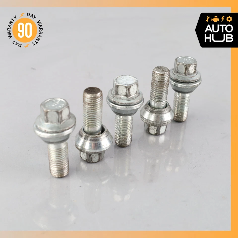 2005 Mercedes W215 CL55 AMG Wheel Rim Lug Nut Bolt  Set of 5 OEM - Image 1 of 4