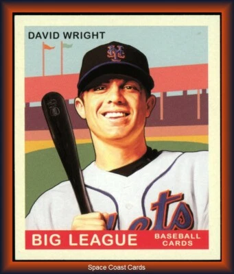 2007 Upper Deck Goudey Red Back Baseball #136 David Wright New York Mets - Image 1 of 2