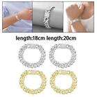 Cuban Link Chain Bracelet Hip Hop Jewelry Gift with Rhinestone For
