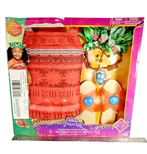 Disney Moana Halloween Verkleidungsset (4-6x) Kleid, Halskette, Kopfschmuck, Schuhe - Bild 1 von 8