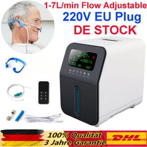 1~7L/min SauerstoffKonzentrator Tragbarer intelligenter Sauerstoffgerät 220V DE - Bild 1 von 12