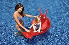 Red Lobster Kid Seat Pool Float Lounge Swim Safe Backrest Durable Party 90315