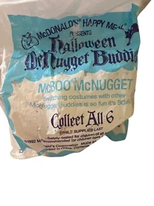 Vintage 1992 McDonalds Halloween McBoo McNugget Buddies Costume Toy New Sealed - Picture 1 of 3