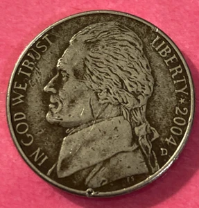 2004 D Jefferson 5c, "LA Purchase SE” obv counter brockage,3x strike rev, #N-021 - Picture 1 of 12