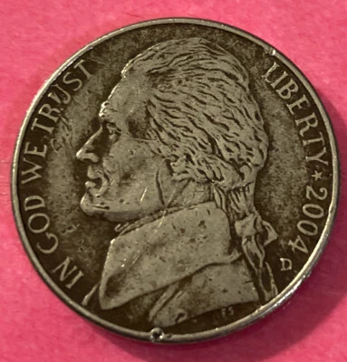 2004 D Jefferson 5c, "LA Purchase SE” obv counter brockage,3x strike rev, #N-021 - Image 1 of 4