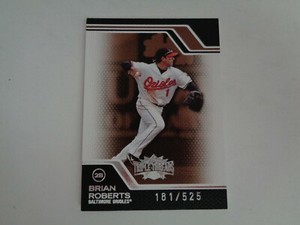 2008 Topps Triple Threads Sepia Brian Roberts Card #8 Serial #181/525