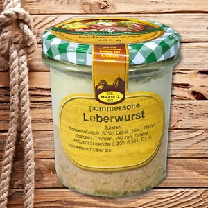 Pommersche Leberwurst im Glas - nach altem Familienrezept - 250g - Picture 1 of 1