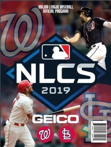  2019 NLCS PROGRAM WASHINGTON NATIONALS ST. LOUIS CARDINALS NL LEAGUE CHAMPIONS - Picture 1 of 1