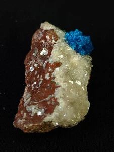 Cavancite crystals on matrix mineral specimen - Picture 1 of 4