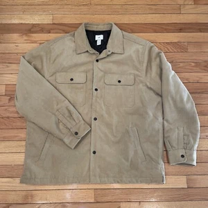 Giacca Camicia Uomo H&M Velluto a Coste Marrone Fodera Trapuntata Vestibilità Relaxed XL - Foto 1 di 6